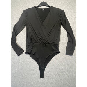 Women's Iris Black Bodysuit Size M